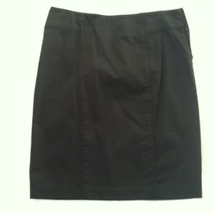 NY & Co. NWT Stretch Straight Black Skirt  Sz. 10